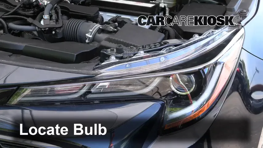 2019 Toyota Corolla SE 1.8L 4 Cyl. Hatchback Éclairage Feux de croisement (remplacer l'ampoule)